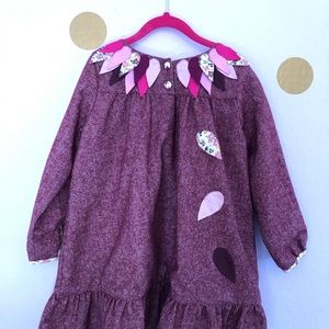 Parisian drop waist artisan dress